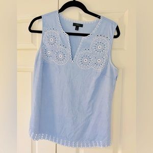 J.Crew Eyelet Top size 6